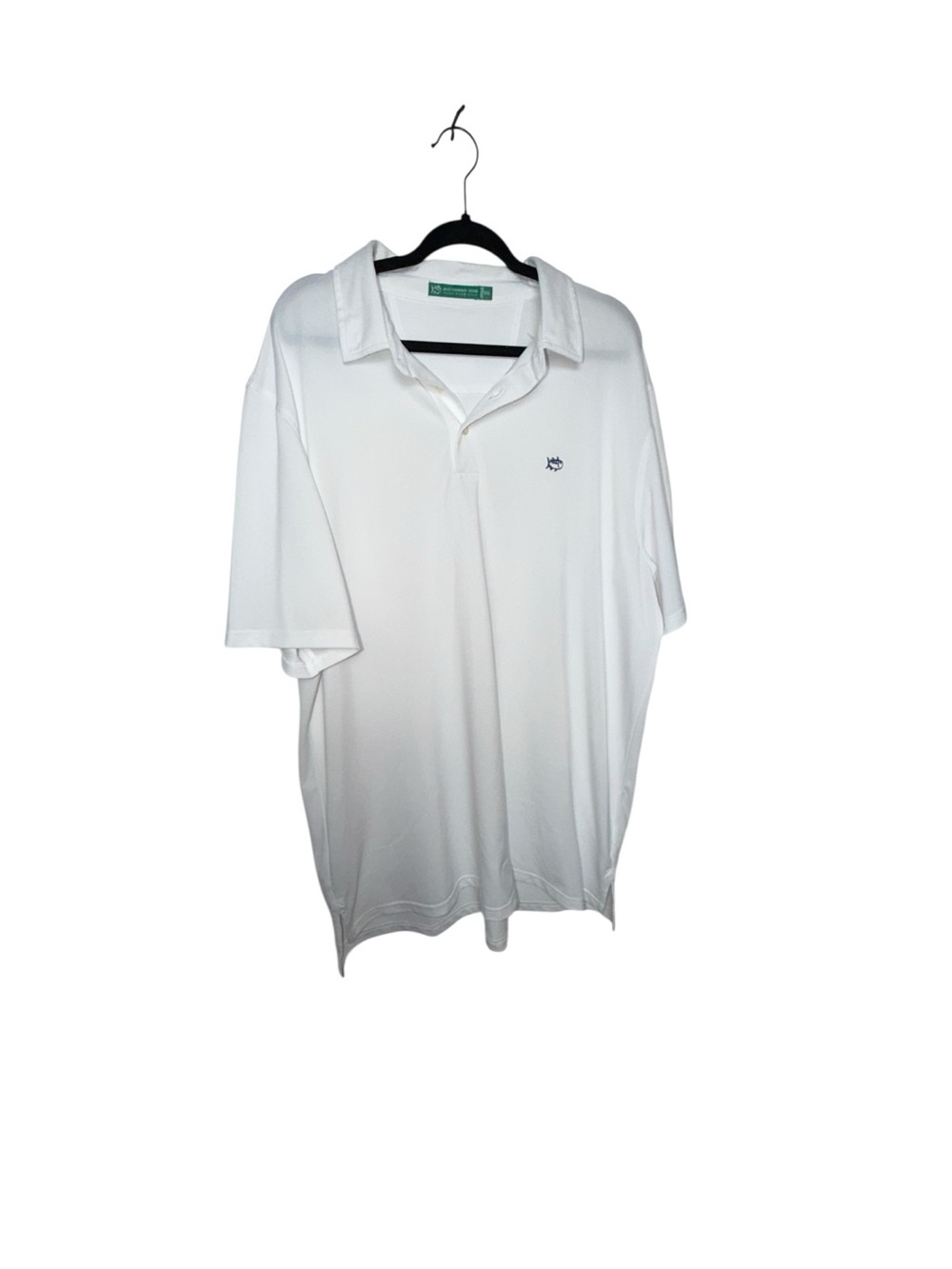 Southern Tide White Short-Sleeve Polo